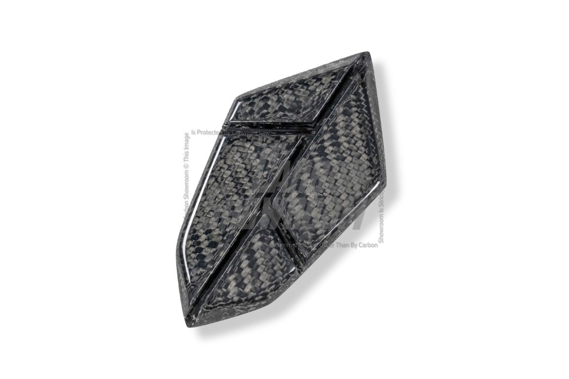 Ford Mustang Ecoboost V6 GT March1 Bullitt S550.1 S550.2 2015 2016 2017 2018 2019 2020 2021 2022 2023 with Aftermarket Parts - "DAWN & DUSK" Trunk Deck Lid Back Cover with Wooden Boat Badge Carbon Fiber / FRP from Robot Craftsman