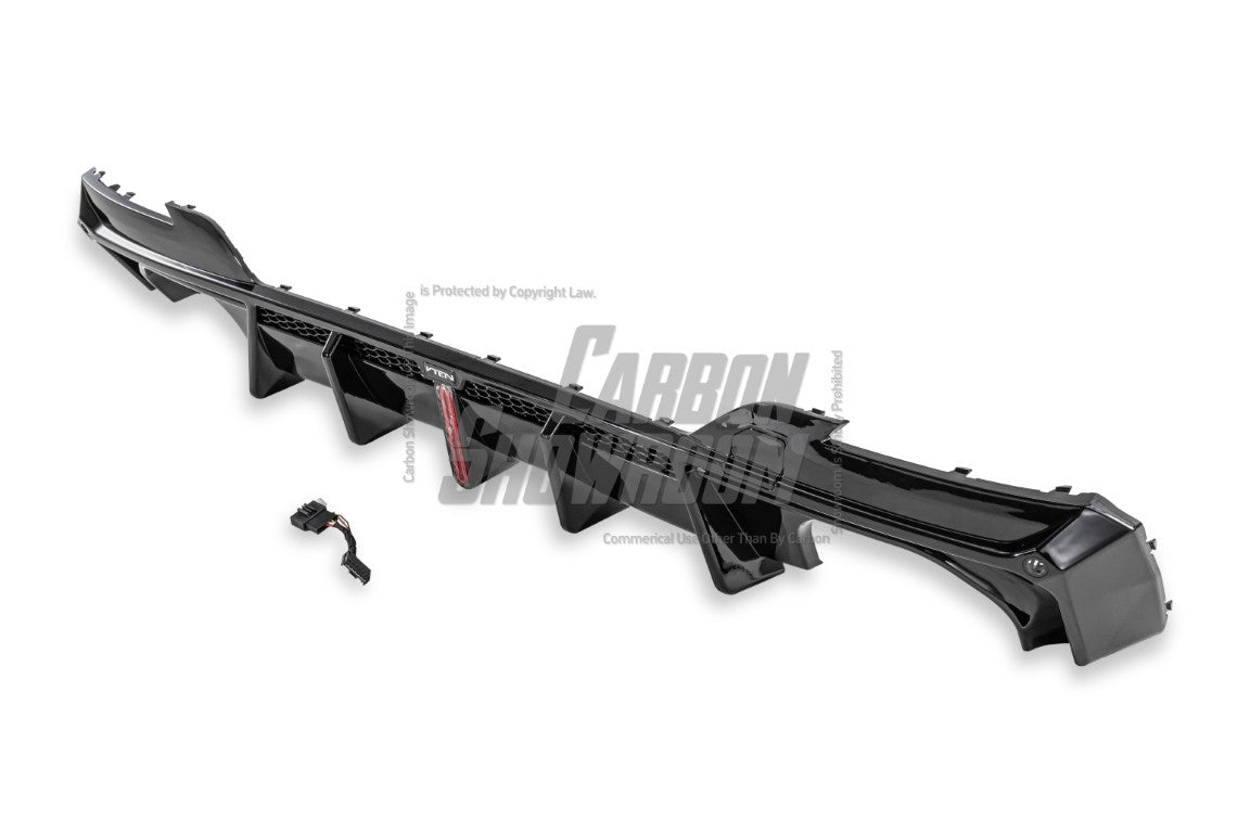 BMW X3 s/x Drive30 G01 LCI & IX3 BEV G08 LCI 2022-ON with Aftermarket Parts - Rear Diffuser & Corner Splitter PP / ABS from VTEN