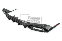 Audi S4 / A4 (With S-line Bumper) B9.5 2020-ON with Aftermarket Parts - With & Without Light Rear Diffuser Pre-preg Carbon Fiber from BCTXE Tuning