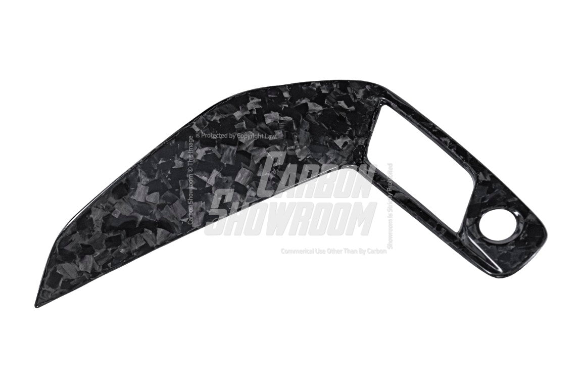 BMW 3 Series 330i (with M-package bumper, does not fit base model) M340i G20 LCI 2023 2024 with Aftermarket Parts - Front Bumper Upper Valences Pre-preg Carbon Fiber from TAKD Carbon