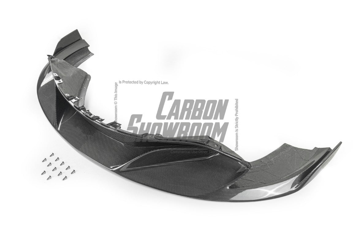 McLaren 720S 2018 2019 2020 2021 2022 2023 with Aftermarket Parts - RF Style Front Lip?Carbon Fiber?from Aero Republic