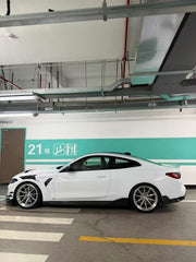 BMW M3 G80 G81 2021 2022 2023 2024 & M4 G82 G83 2021 2022 2023 2024 with Aftermarket Parts - AE Style Front Fenders Carbon Fiber from ArmorExtend