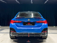 BMW I4 M50 / e Drive 40 G26 2022-ON & 4 Series Gran Coupe M440i 430i  G26 2022-ON (with M-package bumper, does not fit base model) with Aftermarket Parts - AE Style Rear Diffuser & Canards Carbon Fiber from ArmorExtend