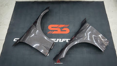 BMW M2 & M2C G87 2023 2024?with Aftermarket Parts - AE Style Front Fenders Carbon Fiber from ArmorExtend