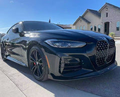 BMW 4 series 430i (with M-package bumper, does not fit base model) M440i G22 G23 2020-ON with Aftermarket Parts - Side Skirts Pre-preg Carbon Fiber from Karbel Carbon