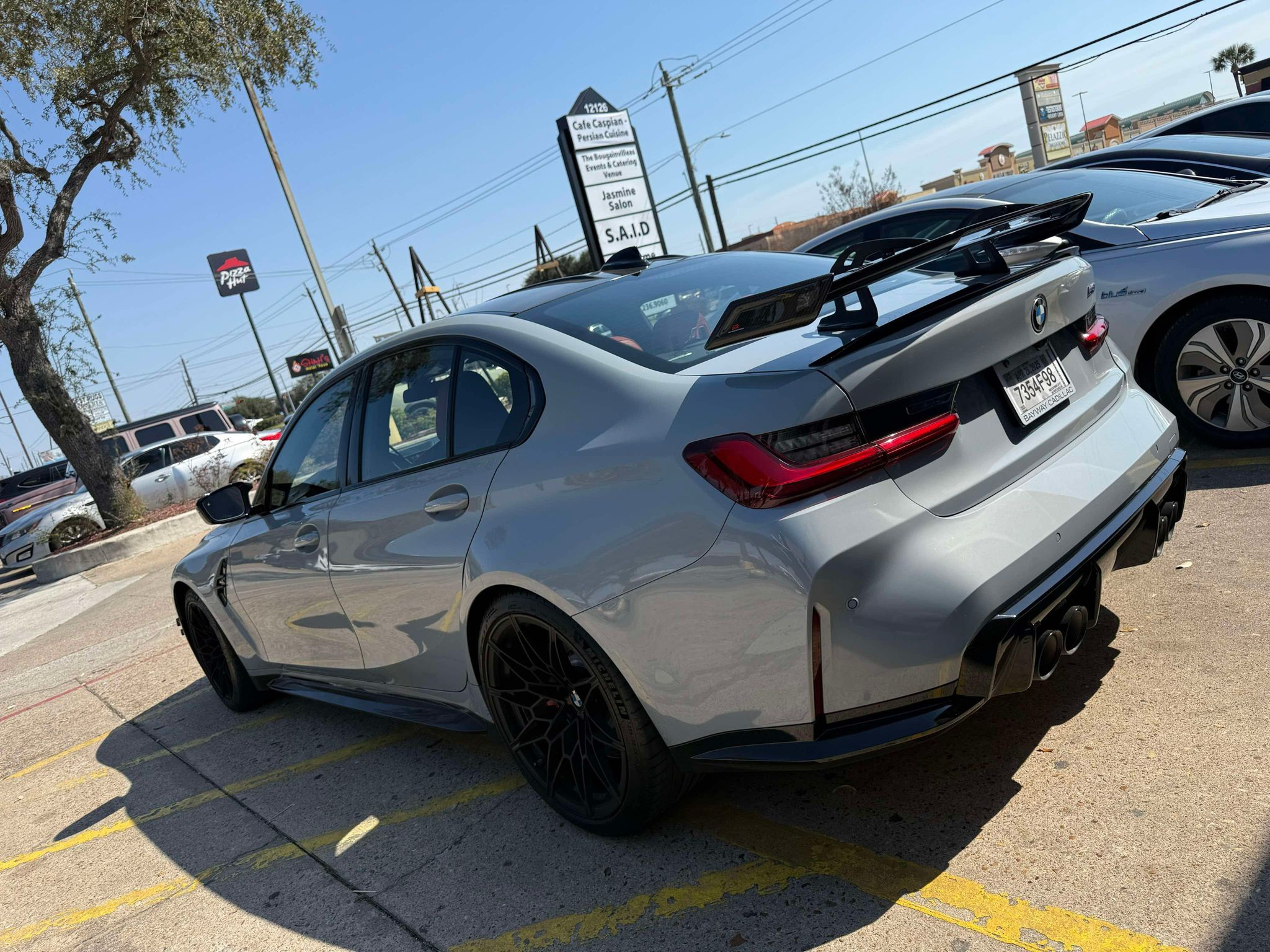Your BMW M4 G82 2021 2022 2023 2024 & 4 Series G22 430i M440i 2020 2021 2022 2023 2024 with Aftermarket Parts - ART V2 Style Fiber Rear Wing Carbon Fiber from Pre-preg ArmorExtend