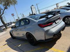 Your BMW M4 G82 2021 2022 2023 2024 & 4 Series G22 430i M440i 2020 2021 2022 2023 2024 with Aftermarket Parts - ART V2 Style Fiber Rear Wing Carbon Fiber from Pre-preg ArmorExtend
