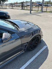 Audi RS5 B9 2018 2019 2020 with Aftermarket Parts - Front Canards Pre-preg Carbon Fiber from Karbel Carbon