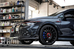 Volkswagen GTI & R-line MK8 2022 2023 2024 with Aftermarket Parts - AE Style Front Lip?Carbon Fiber?from ArmorExtend