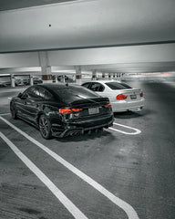 Audi S5 A5 (with s-line bumper, does not base model) B9.5 2020 2021 2022 2023 2024 with Aftermarket Parts - V1 Rear Diffuser Pre-preg Carbon Fiber from BCTXE Tuning