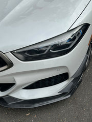 BMW 8 Series M850i 840i (With M-Package Bumper) G14 G15 G16 2018 2019 2020 2021 2022 2023 2024 with Aftermarket Parts - AE Style Front Canards Carbon Fiber from ArmorExtend 