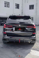 BMW X5 G05 M50i X/S Drive 40i (with M-Package) (Fits Both Pre-LCI & LCI) 2019 2020 2021 2022 2023 2024 with Aftermarket Parts -?AE Style?Rear Diffuser & Canards PP from?ArmorExtend