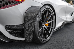 McLaren 720S 2018 2019 2020 2021 2022 2023 with Aftermarket Parts -?765LT Rear Bumper Set?Conversion Kit Pre-preg Carbon Fiber / FRP from Aero Republic
