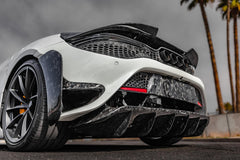 McLaren 720S 2018 2019 2020 2021 2022 2023 with Aftermarket Parts - 765LT Rear Engine Cover Pre-preg Carbon Fiber / FRP from Aero Republic