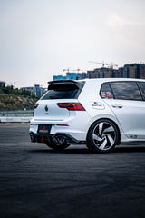 Volkswagen GTI & R-line MK8 2022 2023 2024 with Aftermarket Parts - AE Rear Diffuser?Carbon Fiber?from?ArmorExtend