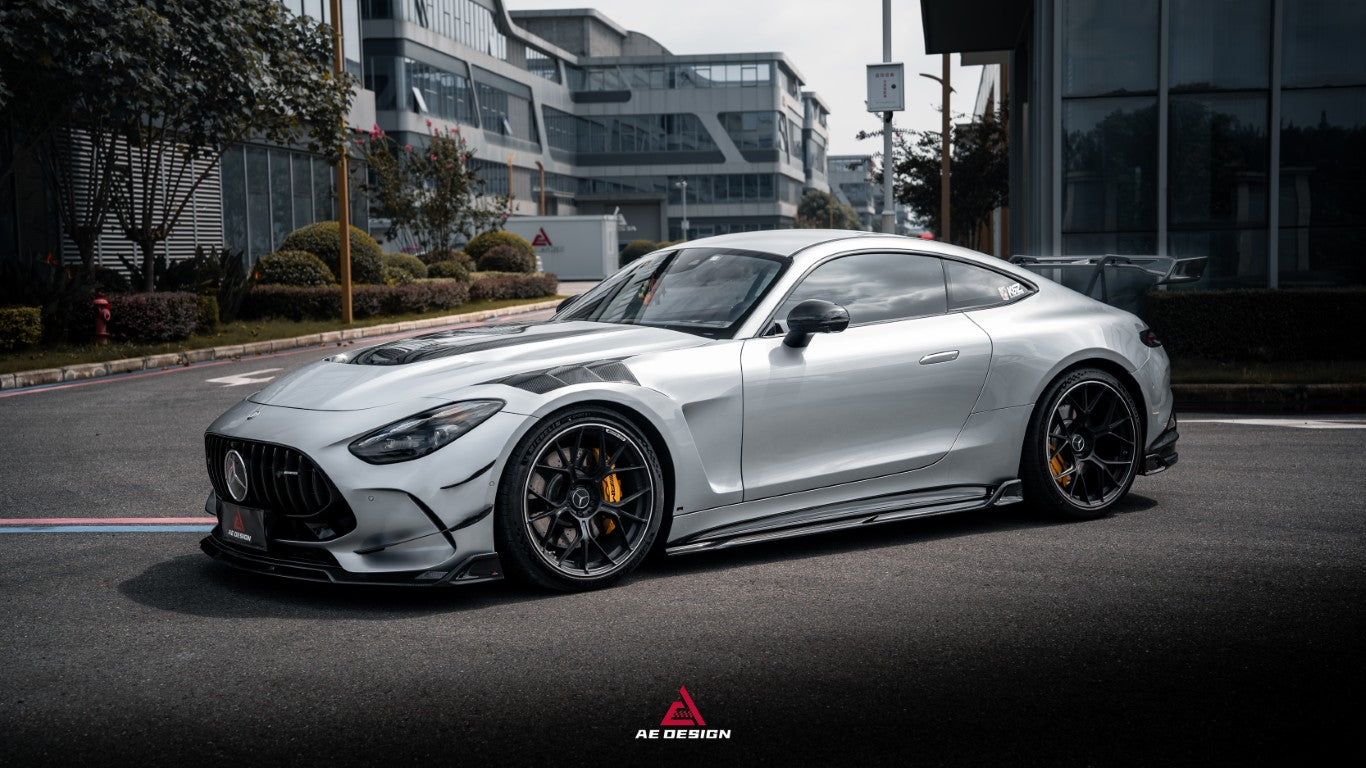 Mercedes Benz AMG GT63 SE Performance/Pro/Base GT55 C192 2025-ON with Aftermarket Parts - ART Rear Canards Dry Pre-preg Carbon Fiber from ArmorExtend