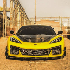 Chevrolet Corvette C8 2020-ON with Aftermarket Parts - Hood Bonnet Carbon Fiber / FRP from Aero Republic