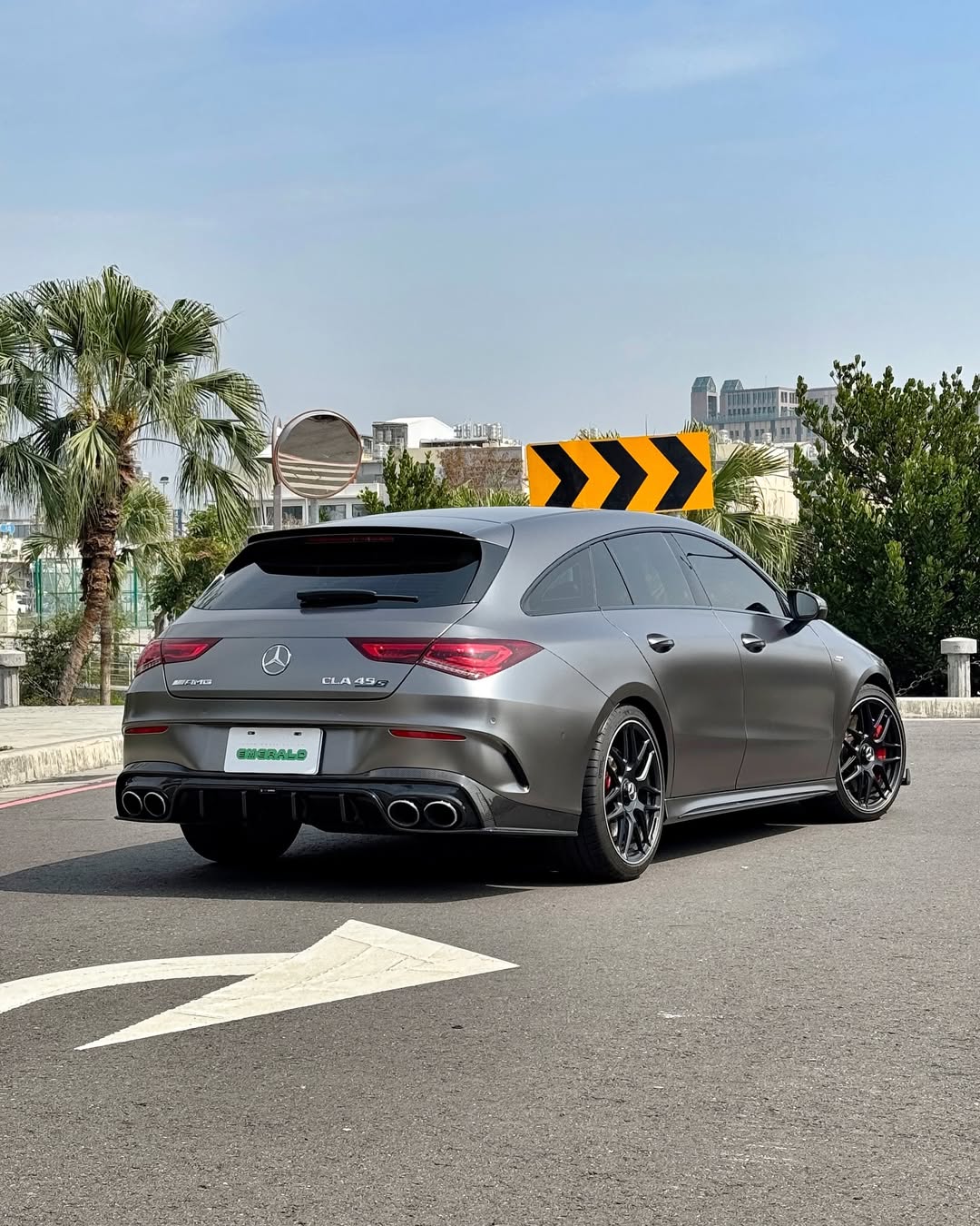 Mercedes Benz CLA-Class CLA45 CLA45S CLA250 (with sport-package bumper, does not fit base model) C118 2020-ON with Aftermarket Parts - Rear Diffuser Pre-preg Carbon Fiber from TAKD Carbon