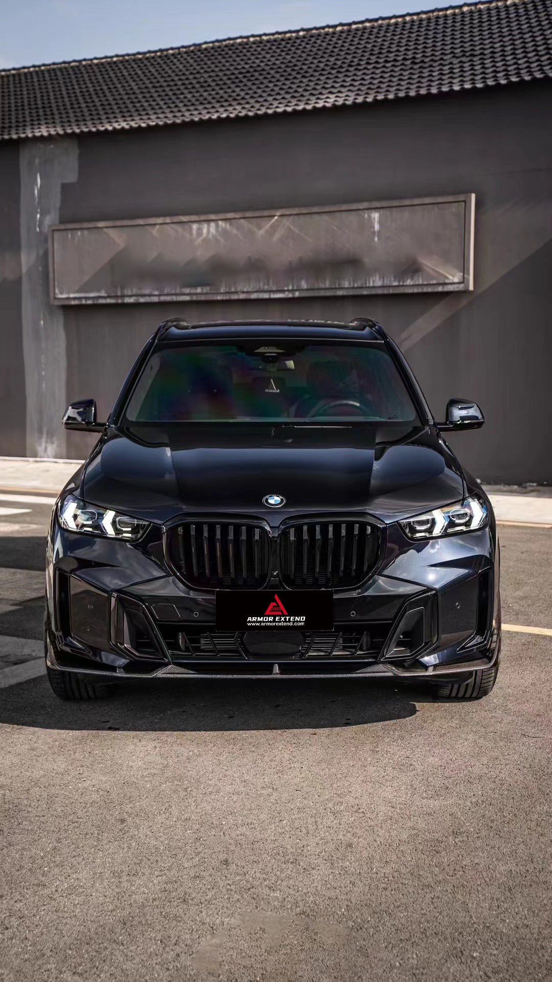 BMW X5 s/x Drive 40i & xDrive 50e (With M-Package, does not fit base model) & M60i G05 LCI 2023-ON with Aftermarket Parts - AE Style Carbon Fiber Front Lip?from ArmorExtend