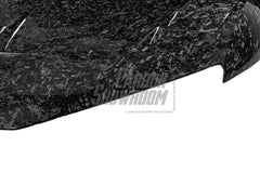 Audi R8 Gen 2 2017 2018 2019 2020 2021 2022 2023 with Aftermarket Parts - AE Style Hood Bonnet Double-sided Carbon Fiber / Partial Carbon Fiber from ArmorExtend