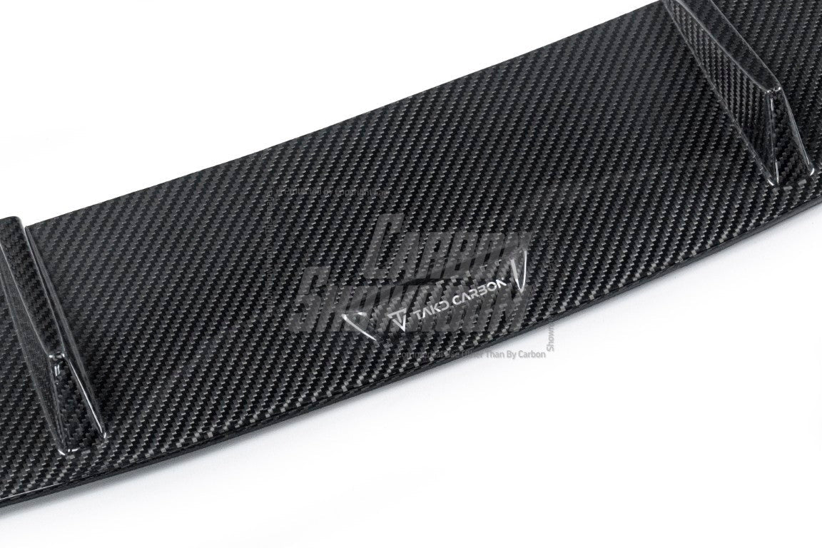 BMW 8 Series M850 840 (With M-Package Bumper) G14 G15 G16 2018 2019 2020 2021 2022 2023 2024 with Aftermarket Parts - V1 Style Front Lip Pre-preg Carbon Fiber from TAKD Carbon