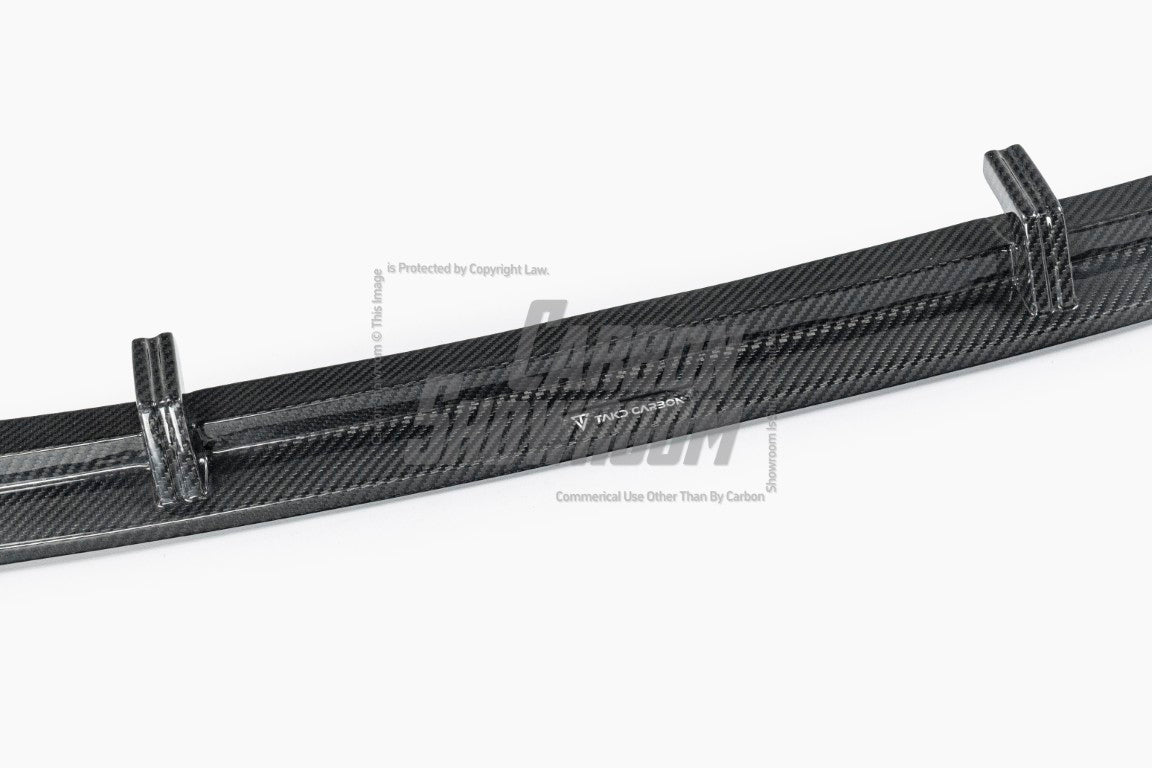Audi RS3 8V.5 2018 2019 2020 with Aftermarket Parts - Front Lip Pre-preg Carbon Fiber from TAKD Carbon