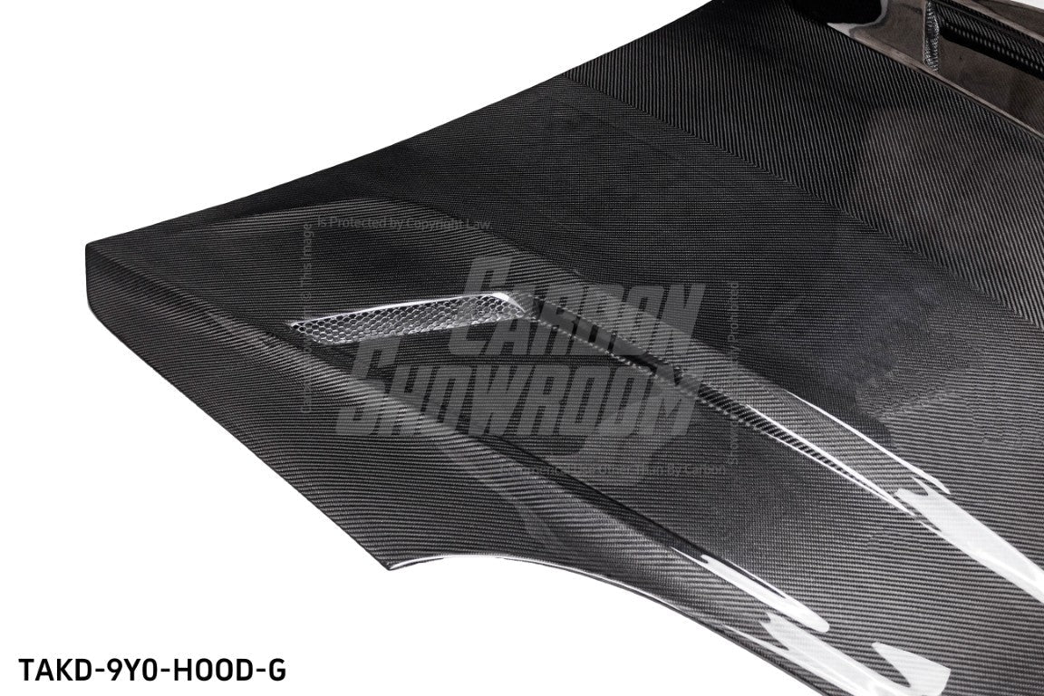 Porsche Cayenne / GTS / Turbo 9Y0 9Y3 2018-ON with Aftermarket Parts - Hood Bonnet Double-sided Pre-preg Carbon Fiber from TAKD Carbon