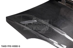 Porsche Cayenne / GTS / Turbo 9Y0 9Y3 2018-ON with Aftermarket Parts - Hood Bonnet Double-sided Pre-preg Carbon Fiber from TAKD Carbon