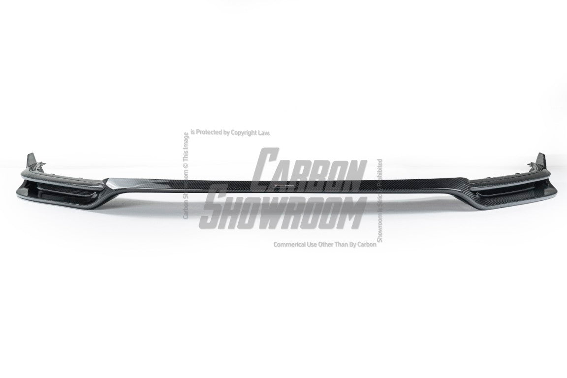 Porsche Panamera 971.2 GTS 2017 2018 2019 2020 2021 2022 2023 with Aftermarket Parts - V1 Front Lip Pre-preg Carbon Fiber from TAKD Carbon