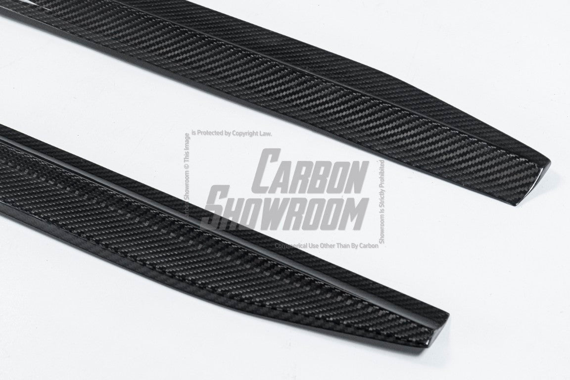 TAKD Carbon Carbon Fiber Side Skirts Ver.1 for BMW 3 Series G20 330i M340i 2019-ON - Performance SpeedShop
