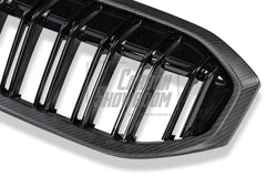 BMW 3 Series 330i M340i LCI G20 G21 2023-ON with Aftermarket Parts - Grill Pre-preg Carbon Fiber from TAKD Carbon