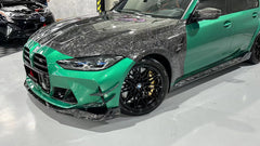 BMW M3 G80 G81 2021 2022 2023 2024 & M4 G82 G83 2021 2022 2023 2024 with Aftermarket Parts - AE Style Side Skirts Carbon Fiber?from ArmorExtend