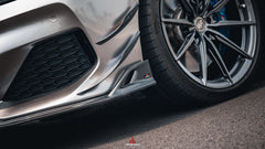 BMW 8 Series M850i 840i (With M-Package Bumper) G14 G15 G16 2018 2019 2020 2021 2022 2023 2024 with Aftermarket Parts - AE Style?Front Canards Carbon Fiber from?ArmorExtend 