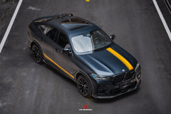 BMW X5M X5MC F95 & X6M X6MC F96 2024-ON (LCI) With Aftermarket Parts - AE Style Front Lip Carbon Fiber?from ArmorExtend