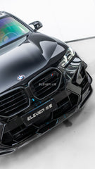 BMW X5M X5MC F95 & X6M X6MC F96 2024-ON (LCI) With Aftermarket Parts - AE Style Front Lip Carbon Fiber?from ArmorExtend