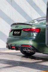 Karbel Carbon V1 Rear Lip Spoiler for Audi RS5 S5 A5 B9 B9.5 2017-Early 2025 Sedan Sportback Dry Pre-preg Carbon Fiber