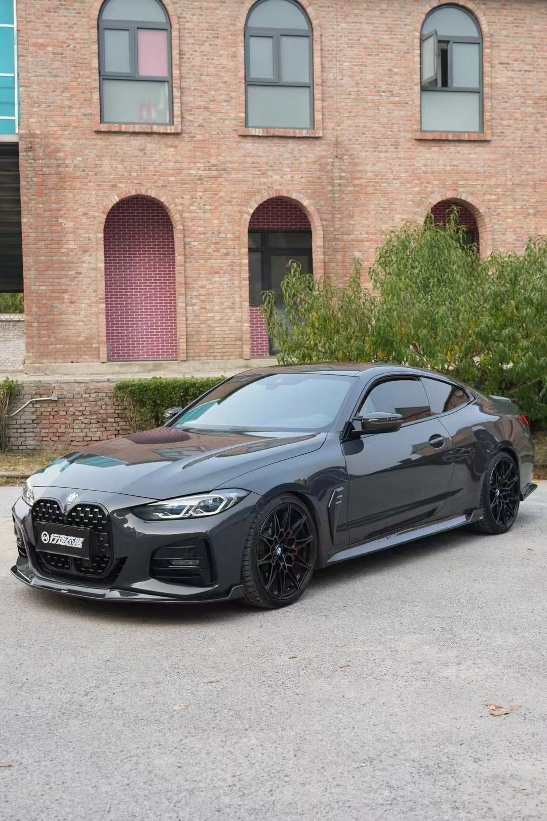 BMW 4 series 430i (with M-package bumper, does not fit base model) M440i G22 G23 2020-ON with Aftermarket Parts - Side Skirts Pre-preg Carbon Fiber from Karbel Carbon