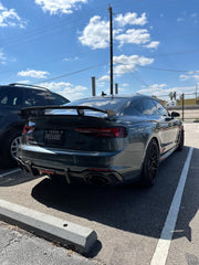 Audi A5 S5 RS5 B9 B9.5 2017-ON with Aftermarket Parts - Rear Wing Spoiler Carbon Fiber / FRP from Future Design