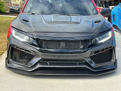 Robot Craftsman Front Lip for Honda Civic 10th Gen FC1/2/3/4/5/6 FK7 Carbon Fiber/FRP