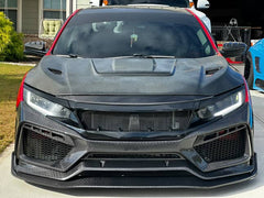 Robot Craftsman Front Lip for Honda Civic 10th Gen FC1/2/3/4/5/6 FK7 Carbon Fiber/FRP