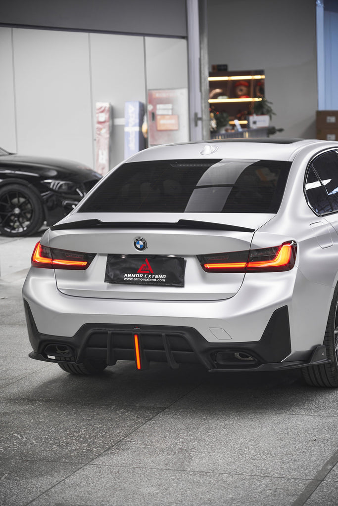 BMW M340i LCI Aftermarket Parts - Armorextend Rear Diffuser & Canards ...