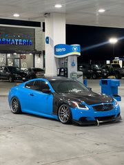 EPR Carbon Fiber EPA ATTK type front vented fender (with upper vent) for Infiniti G37 Coupe - Performance SpeedShop