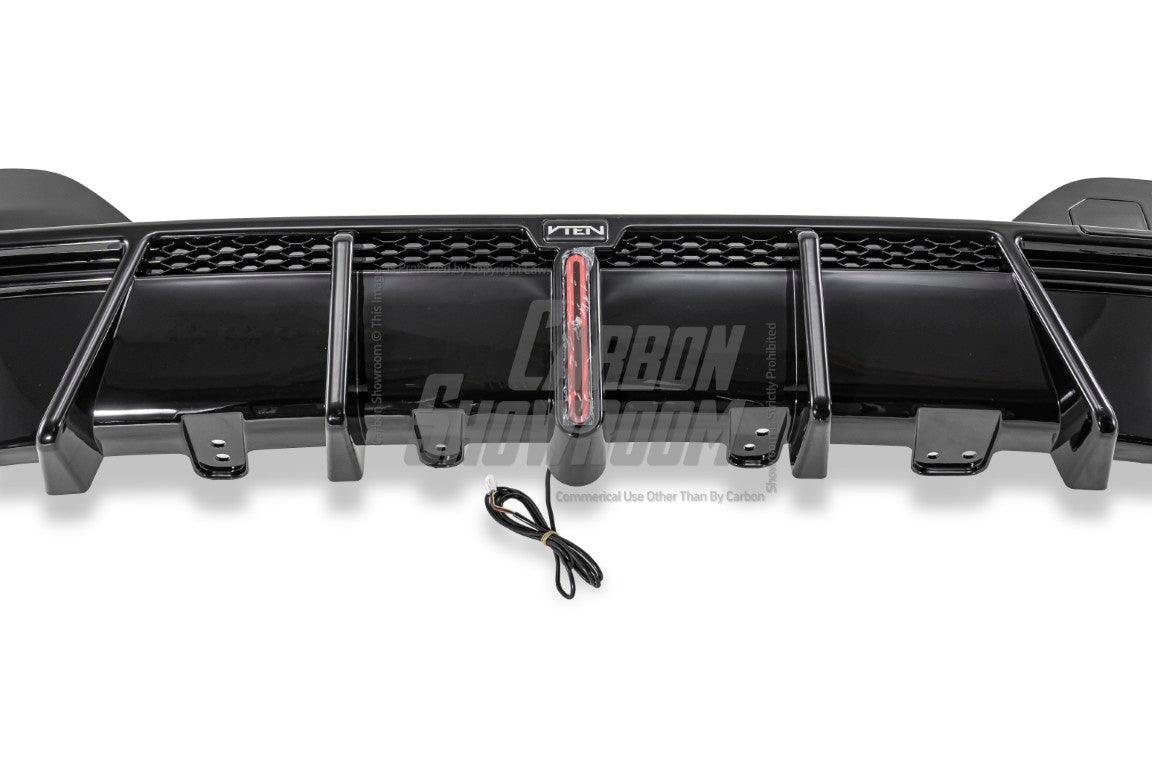 BMW X3 s/x Drive30 G01 LCI & IX3 BEV G08 LCI 2022-ON with Aftermarket Parts - Rear Diffuser & Corner Splitter PP / ABS from VTEN