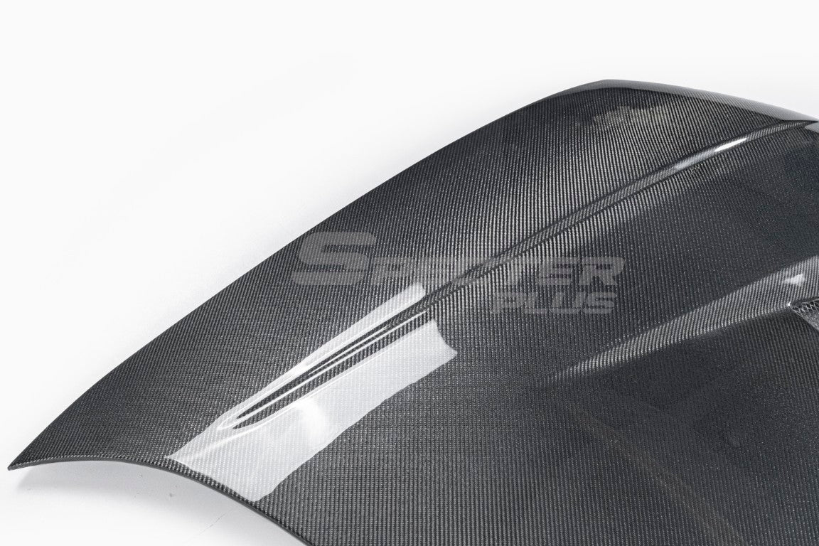 Audi RS3 8V.5 2018 2019 2020 with Aftermarket Parts - Hood Carbon Fiber / FRP from SPECTER PLUS