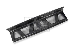 Ford Mustang Ecoboost V6 GT March1 Bullitt S550.1 S550.2 2015 2016 2017 2018 2019 2020 2021 2022 2023 with Aftermarket Parts - "DAWN & DUSK" Trunk Deck Lid Back Cover with Wooden Boat Badge Carbon Fiber / FRP from Robot Craftsman