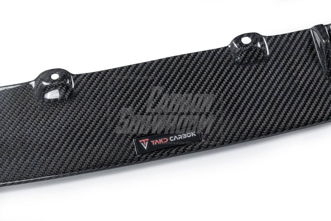 BMW M3 / M3C G80/G81 2021 2022 2023 2024 & M4 / M4C G82/G83 2021 2022 2023 2024 with Aftermarket Parts - Front Lip Pre-preg Carbon Fiber from TAKD Carbon