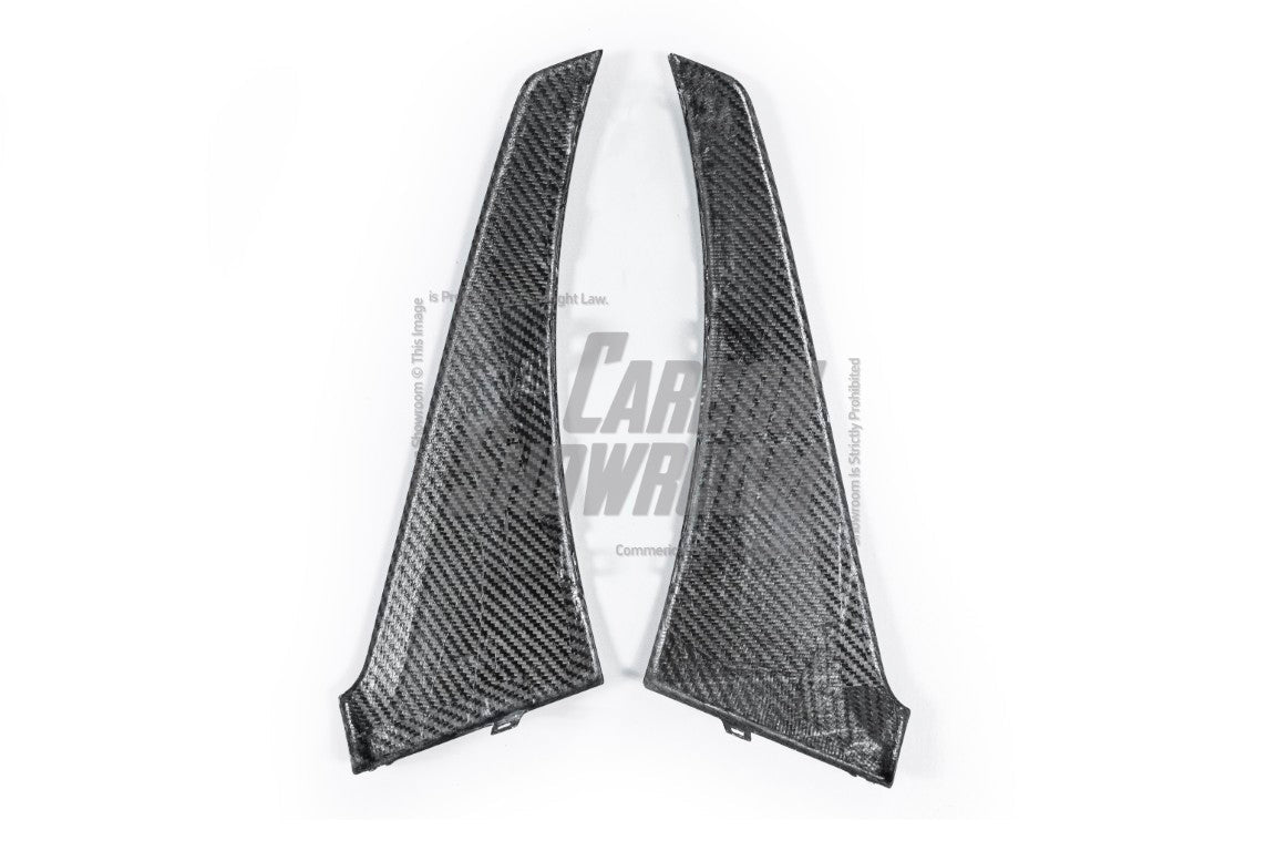 BMW X7 xDrive40i M60i ALPINA XB7 LCI G07 2023-ON with Aftermarket Parts - Headlight Valance Trim Pre-preg Carbon Fiber from TAKD Carbon