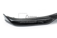Porsche Panamera 971.2 GTS 2017 2018 2019 2020 2021 2022 2023 with Aftermarket Parts - V1 Front Lip Pre-preg Carbon Fiber from TAKD Carbon