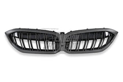 BMW 3 Series 330i M340i LCI G20 G21 2023-ON with Aftermarket Parts - Grill Pre-preg Carbon Fiber from TAKD Carbon