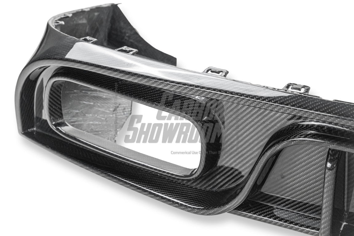Mercedes Benz AMG GT43 GT50 GT53 (Fits Rear Wheel Drive Only) X290 2021 2022 2023 2024 with Aftermarket Parts - V2 Rear Diffuser Pre-preg Carbon Fiber from TAKD Carbon